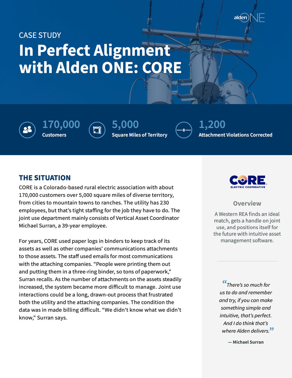 CORE Case Study - Page 1